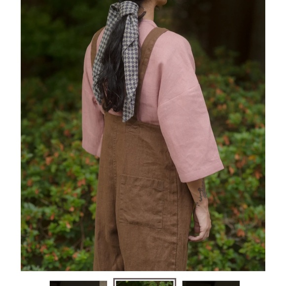 BEATON linen overalls - Picture 3 of 3